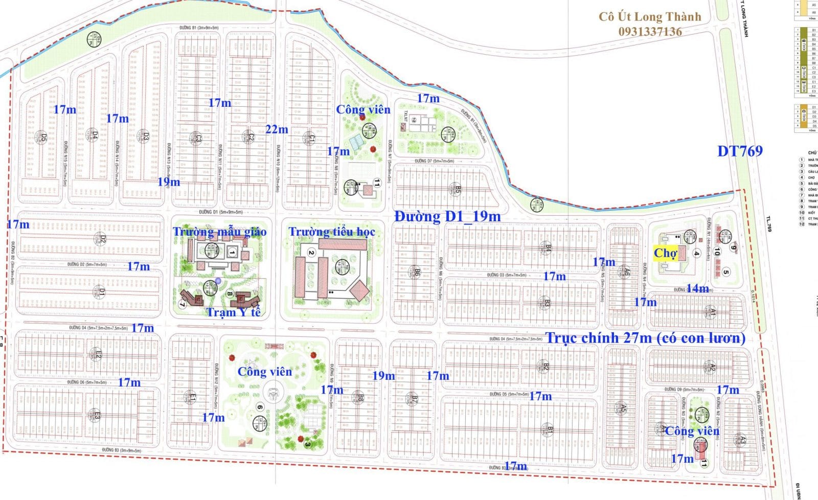 Mặt bằng dự án D2D